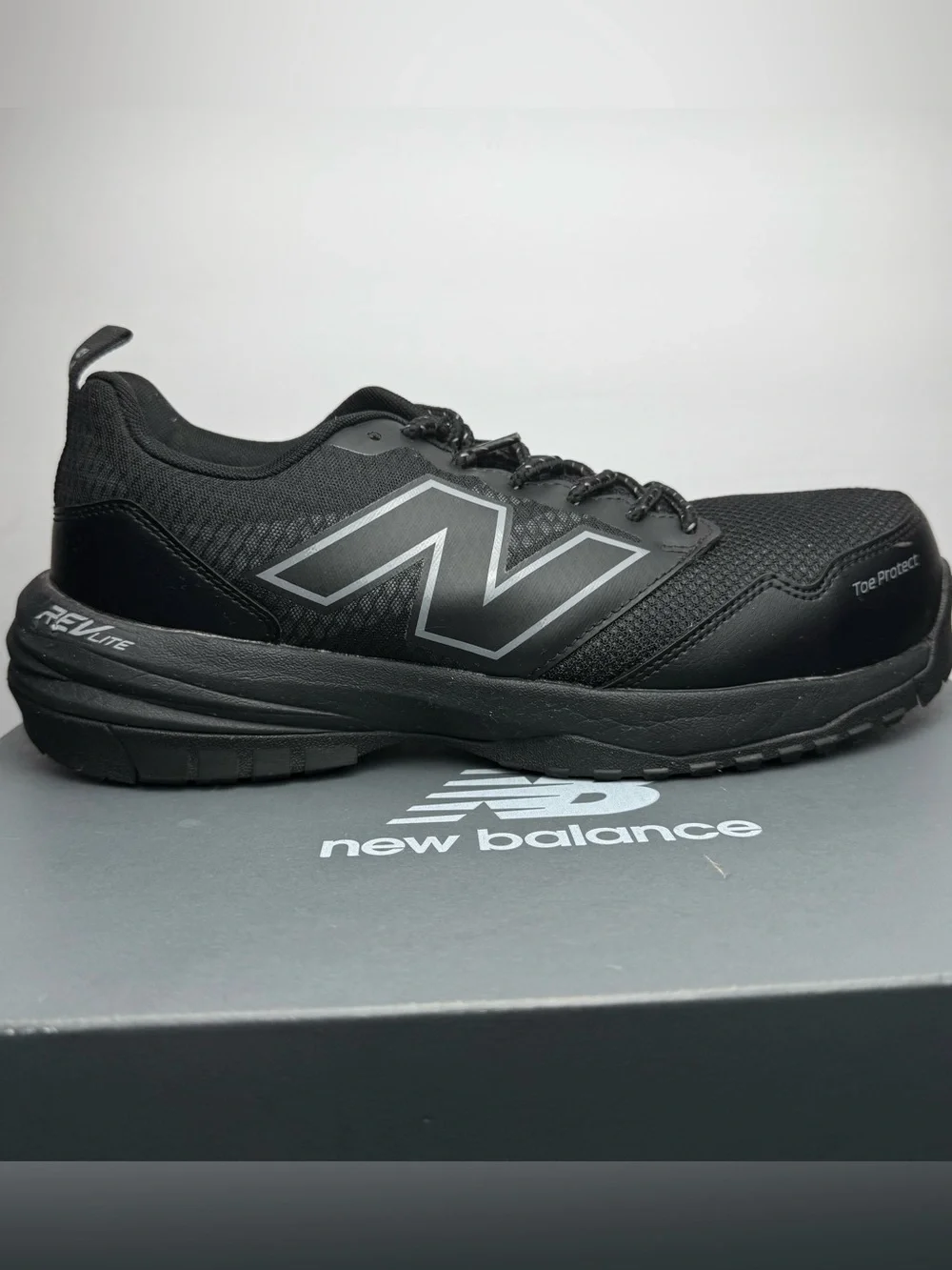 New Balance Men's Black Athletic Trainer with Reflective 'N'